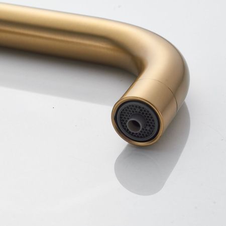 Смеситель для кухни с подключением фильтра Shevanik S228G, золотой сатин, артикул S228G