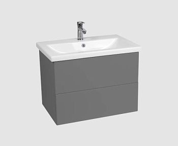 Тумба VIANT "София" 2 ящика подвесная графит 425х760х500 под раковину .S-UM-COM80/1-w (COMO 80) (VSOF80COG-T2YP)