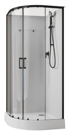 Душевая кабина Aquanet Passion EVO R black 90x90 набор 1, артикул 00267256