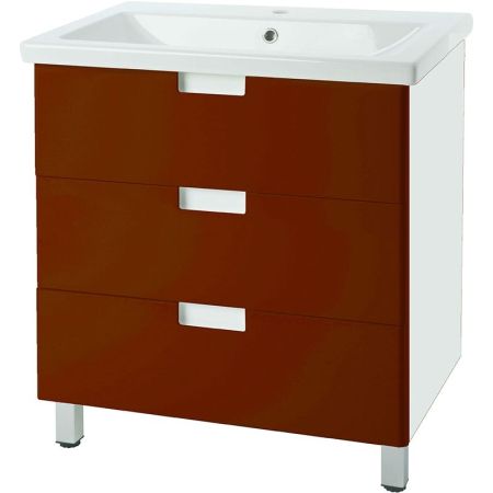Тумба под раковину Bellezza Пегас 90 4630415140037 Красная, артикул 4630415140037