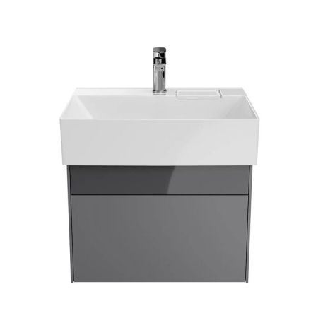 Тумба LOGICA подвесная 2 ящика 60 см, стальной серый, артикул LOG.60.2\ST