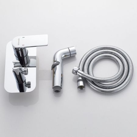 Гигиенический душ со смесителем Shevanik S4105, хром