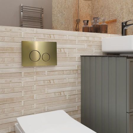 Клавиша для инсталляции CHARUS TM,
Серия: ROBUSTO
Материал: Нержавеющая сталь (SS 304), PVD
Тип: Механический
Размер: 245,5*165,5*6,8
Цвет: Брашированное золото, артикул FP.330.BG.05