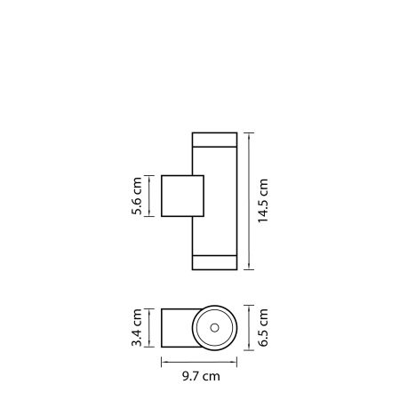 Светильник уличный настенный Paro Lightstar 351609