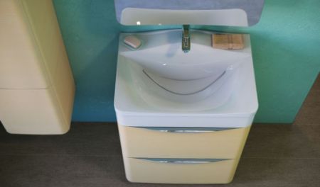 Тумба под раковину Raval Loza 60 Светлый лен, артикул Loz.01.60/N/SL