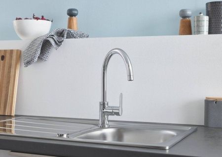 Кухонная мойка Grohe K200 31552SD0 Полированная сталь, артикул 31552SD0