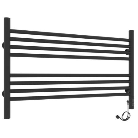 Полотенцесушитель электро "Оливия ЧКЧ8 800*500", черный муар, правый, артикул 73207629