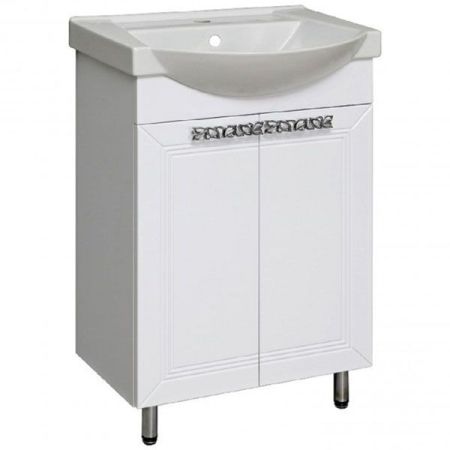Тумба под раковину Runo Монро 55 4620750028497 Белая