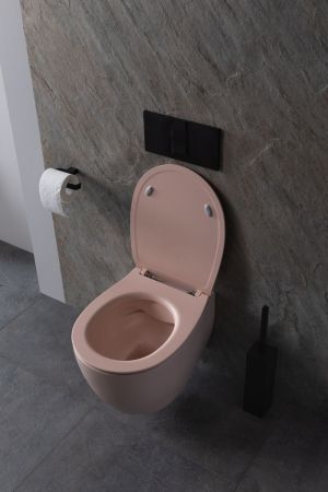 Чаша подвесного унитаза Allen Brau Fantasy 4.11004.SM розовый, артикул 4.11004.SM