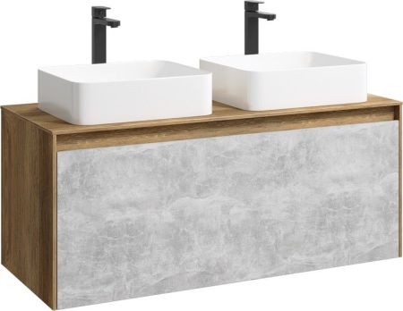 Mobi Корпус подвесной тумбы 120 см под умывальник , цвет дуб балтийский, артикул MOB0112DB