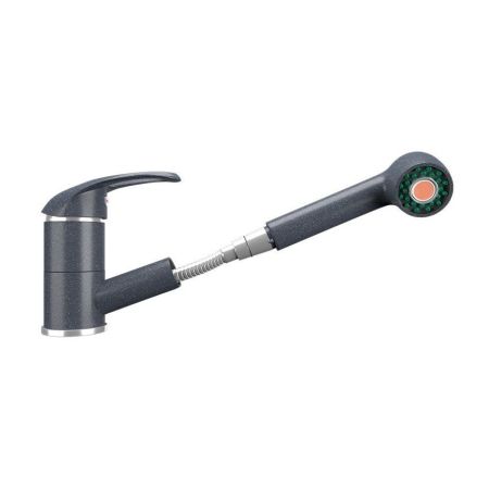 Смеситель для кухни Ulgran U-002-343, антрацит, артикул U-002-343