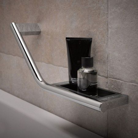 Поручень Keuco Plan 45 L 14909 012037 с мыльницей Хром, артикул 14909012037