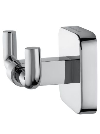 Двойной крючок для ванной WONZON & WOGHAND, Хром (WW-6625), артикул WW-6625