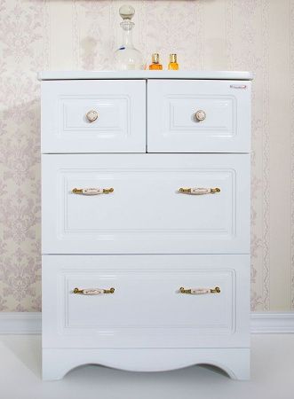 Тумба под раковину Бриклаер Анна 75 Белая