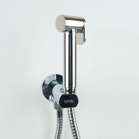 Daniel Suvi, комплект гигиенического душа с прогрессивным картриджем, цвет хром, артикул S206444DC-CR