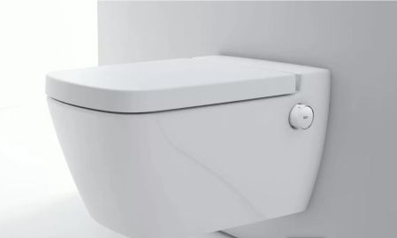 Унитаз, TECE, TECEone, безободковый (с открытым смывным краем), тип установки-подвесной, ширина, мм-400, глубина, мм-540, высота, мм-400, форма чаши-прямоугольная, выпуск-горизонтальный, без декора, материал-керамика, сиденье-необходимо заказать, креплени, артикул 9700200