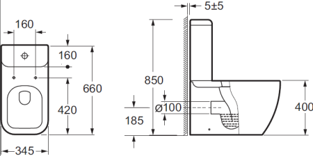 Бачок BelBagno ALPINA BB10100T