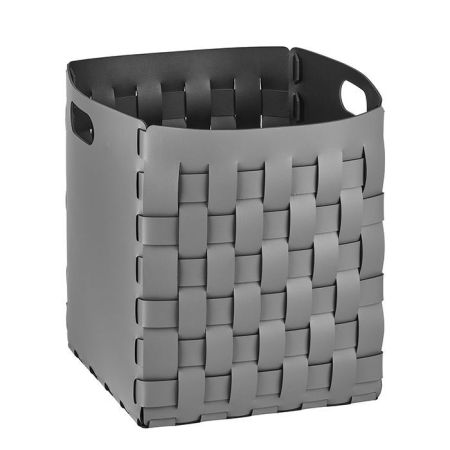 ADJ Корзинка Bottega, 35x35xH40 см., цвет: серый/черный, артикул 1047.03/01