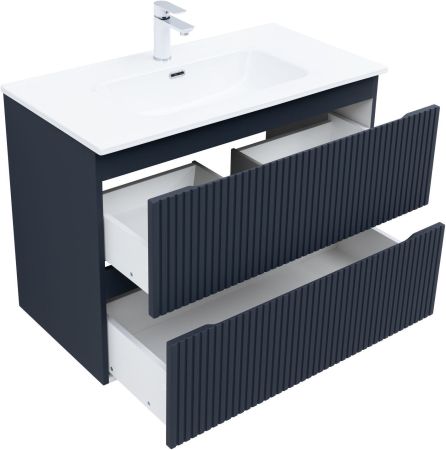 Тумба под раковину Aquanet Джейн (Flat) 90 маренго, артикул 00335430