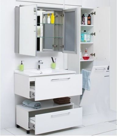 Шкаф-пенал De Aqua Тока 1S БК 30 R белый