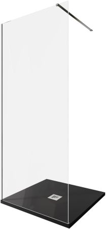 Душевая перегородка Allen Brau Infinity 1 90 3.21007.BA серебро браш, артикул 3.21007.BA