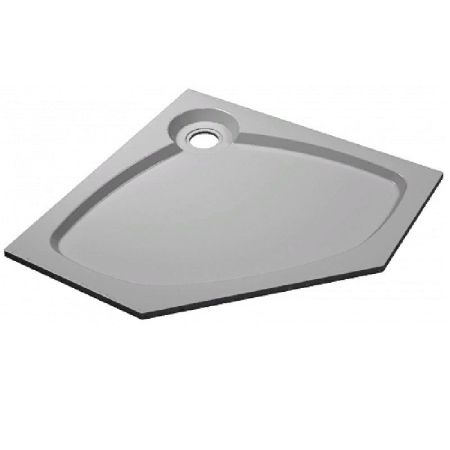 Душевой поддон из искусственного камня Florentina П-1 90х90P Белый, артикул П-190х90Pбелый