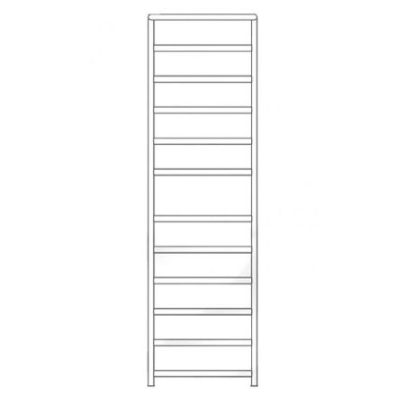 Водяной полотенцесушитель Grota Calore 527х1800 Хром, артикул 