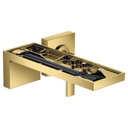 AX MyEdition Смеситель для раковины, настенный, б для п., цвет полированное золото, артикул 47062990