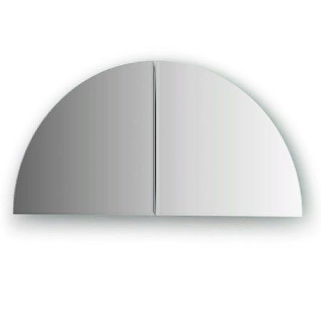 Зеркало Evoform Refractive 25х25 без подсветки