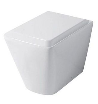 Disegno сeramica Touch3, комплект напольного унитаза (выход в стену) с быстросъемным сиденьем  микролифт, цвет белый глянцевый