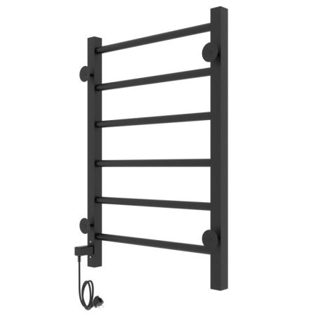 Полотенцесушитель электро "Феличия ЧКЧ6 400х600", черный муар, правый, артикул 73207611