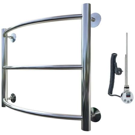 Электрический полотенцесушитель Тругор Приоритет 1 элТЭН 50x60 Хром, артикул Приоритет1/элТЭН5060