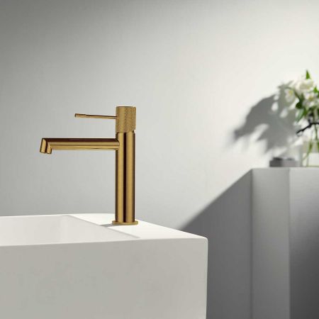 Смеситель для раковины Desire VBF-1D1BG однорычажный, брашированное золото, артикул VBF-1D1BG