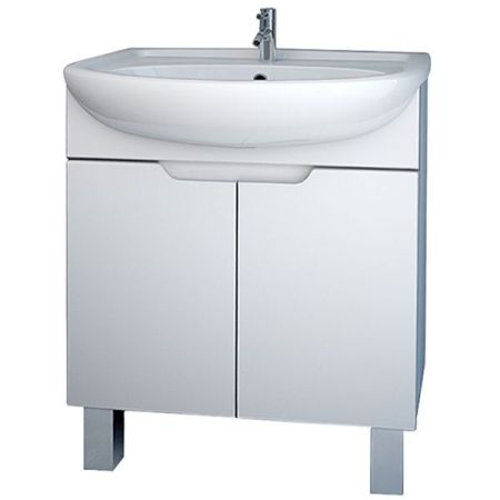 Тумба David 65 D, белый лак, 2 дв., артикул 99.0701