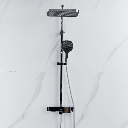 Душевая система Rose R1056, хром