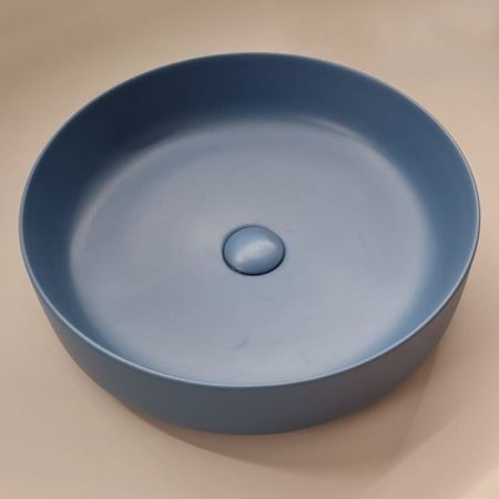 ArtCeram COGNAC Раковина накладная , 48см, без отв под смеситель, без слив-перелива, цвет avio, артикул COL002 38 00 avio САЛОН