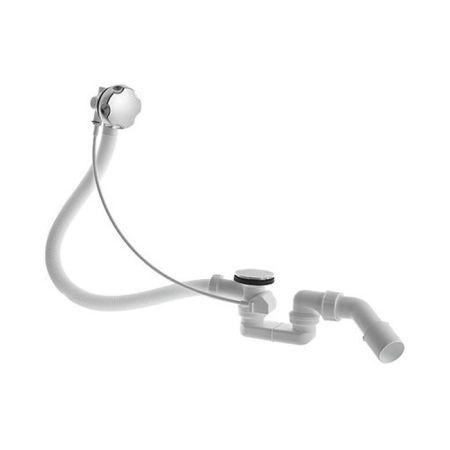 Duravit  Слив и перелив, хром, диаметр выпуска 52 мм, артикул 791287000001000