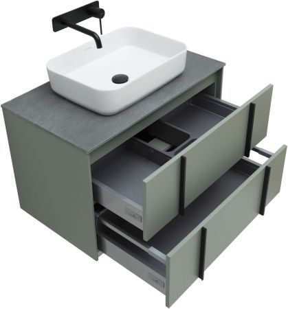 Тумба под раковину Allen Brau Reality 80 1.32005.CGM олива матовый, артикул 1.32005.CGM