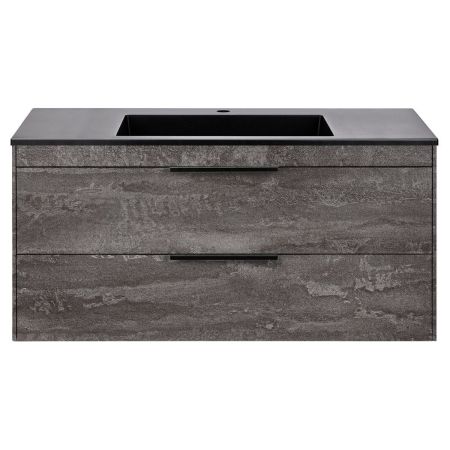 База под раковину Chiara 2D 1000 подвесная, 2 выкатных ящика soft-close, G.Stone, артикул VMC-2C2100GS