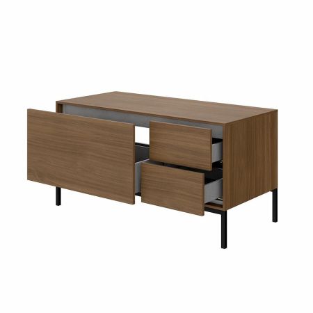 Тумба ATOLLO напольная/подвесная с ящиками 110, деревянная