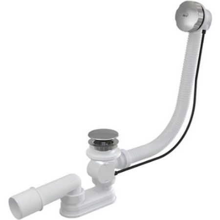 Слив-перелив ALCAPLAST  A55KM (57*, хром), шт, артикул A55KM