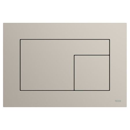Клавиша смыва, TECE, TECEvelvet, назначение-для унитаза, ширина, мм-220, глубина, мм-5, высота, мм-150, тип смыва-двойной, тип управления-механический, материал-пластик с поверхностью FENIX, Soft touch с покрытием против отпечатков пальцев, цвет-Beige Ari, артикул 9240733