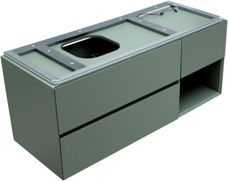Тумба под раковину Allen Brau Infinity 120 1.21005.CGM L олива матовый, артикул 1.21005.CGM