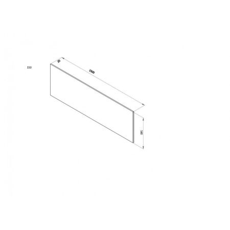 Экран BERGES фронтальный 150, артикул 051001