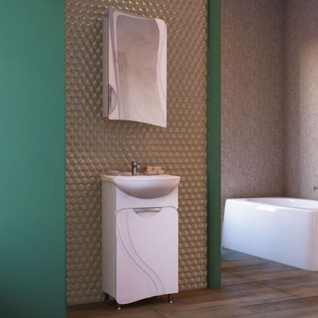 Тумба под раковину Raval Folle 45 Белая, артикул Fol.01.45/N/W