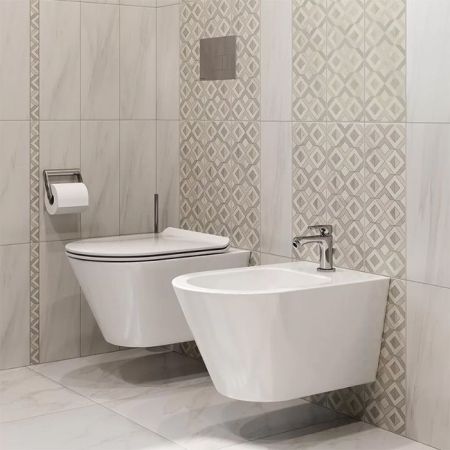 Биде PLAZA Modern подвесное, белое глянцевое, артикул PLM.bidet.02