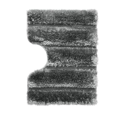 Коврик для ванной комнаты FIXSEN LUSH FX-9001U, серый, артикул FX-9001U