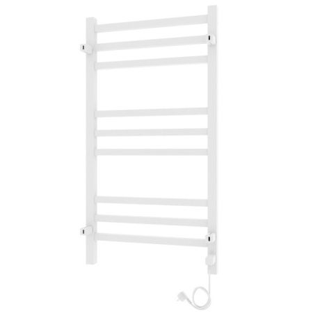 Полотенцесушитель электро "Астор ЧК9 350х700", белый муар, левый