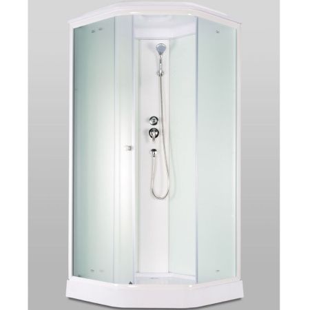 Душевая кабина Parly Penta P91F 90х215 профиль Белый стекло матовое