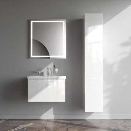 M90FHX06021WG GEM, База под раковину, подвесная, 60 см, 1 ящик push-to-open, цвет: белый, глянец, артикул M90FHX06021WG